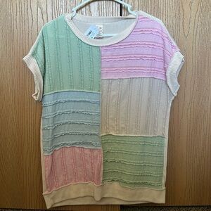 7th Ray Patchwork Top